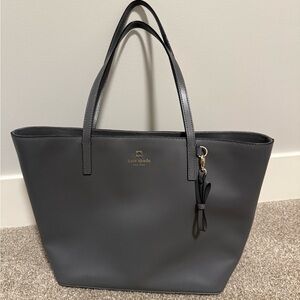 Kate Spade Charcoal Tote Bag